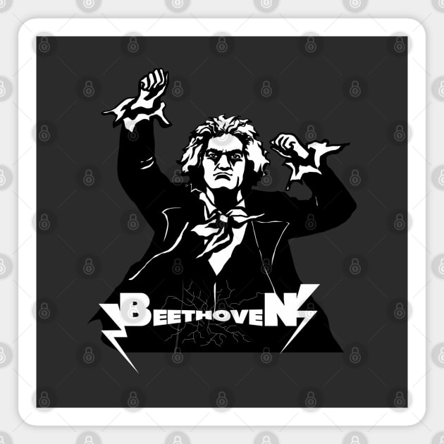 beethoven Magnet by HelenaCooper